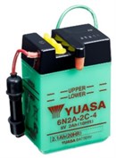 Yuasa 6 Volt Startbatteri 6N2A-2C-4 (Uden syre!)